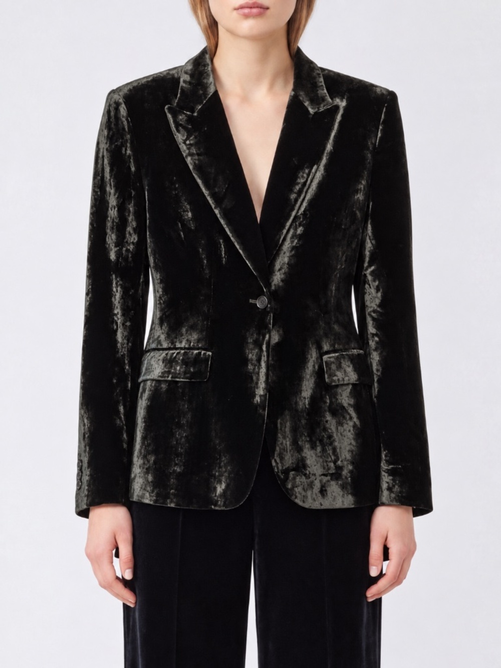 P.A.R.O.S.H. Velvet Blazer